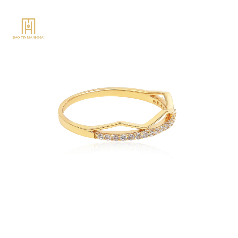 Nhẫn vàng 10k Phong Cách Ý - PYN1V10KDH-211010