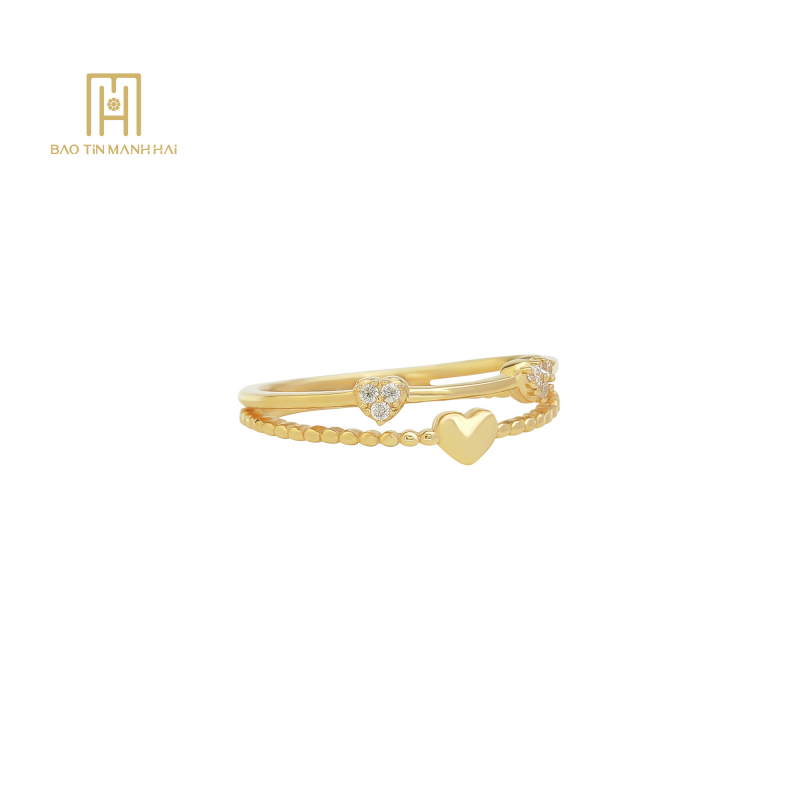 Nhẫn phong cách Ý. PYN1V10KDH-307001