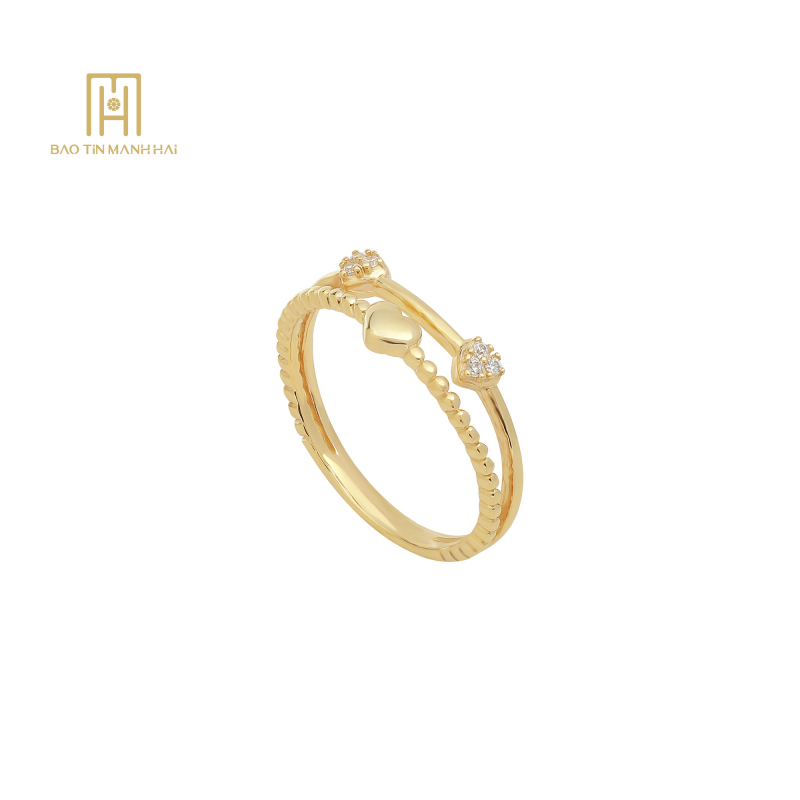 Nhẫn phong cách Ý. PYN1V10KDH-307001