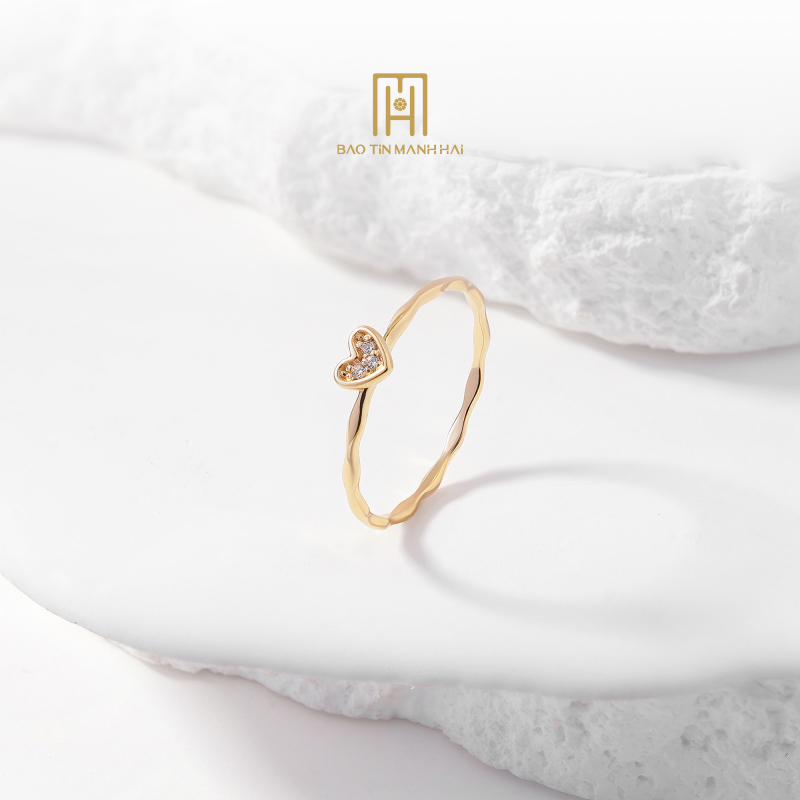 Nhẫn phong cách Ý. PYN1V10KDH-310006