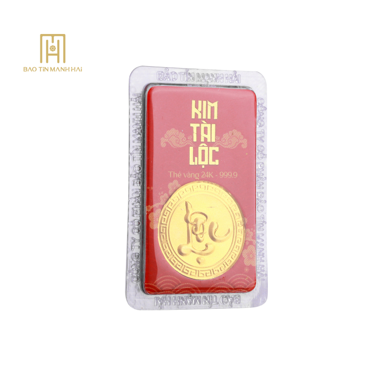 Thẻ vàng Kim Tài Lộc, vàng 24K - 999.9 QTEVV24KD0-112001