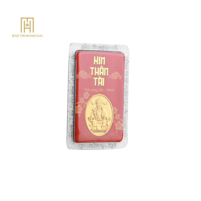 Thẻ vàng Kim Thần Tài, vàng 24K - 999.9 QTEVV24KD0-112002
