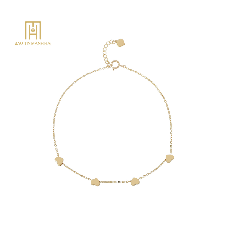 Lắc chân vàng PC Hàn Quốc PHLCV14KD0-205001