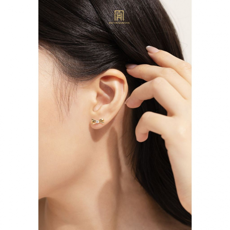 Bông tai phong cách Ý PYBTV10CZH-504004