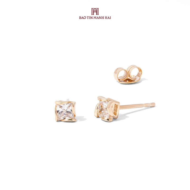 Bông tai phong cách Ý PYBTV10CZH-512016