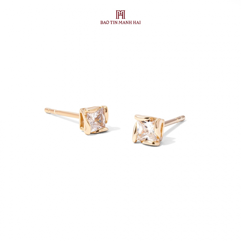 Bông tai phong cách Ý PYBTV10CZH-512016