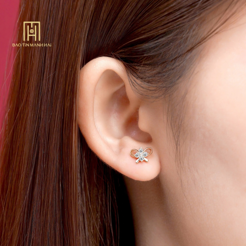 Bông tai phong cách Ý PYBTV10KDH-311005