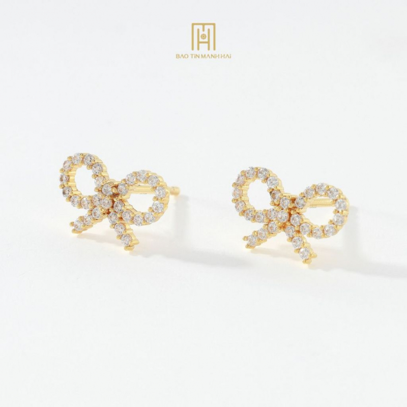 Bông tai phong cách Ý PYBTV10KDH-504012