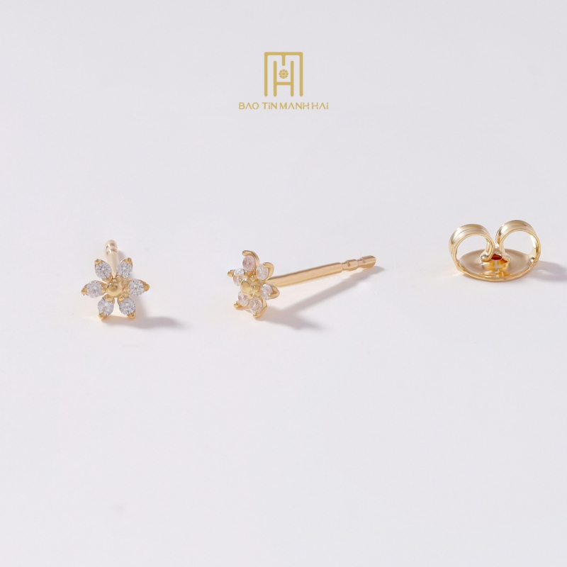 Bông tai phong cách Ý PYBTV10KDH-601013