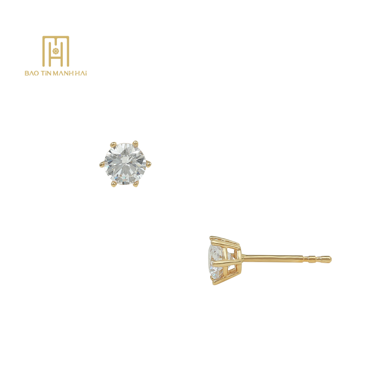 Bông tai phong cách Ý PYBTV18CZH-205007