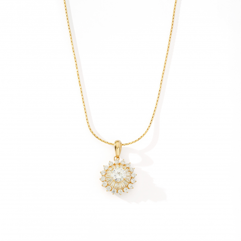 Mặt dây phong cách Ý PYMAV10CZH-412003