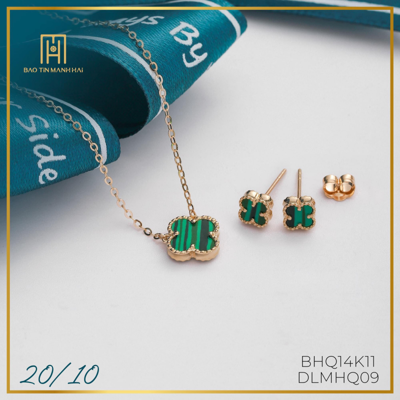 Bông tai Phong cách Hàn Quốc 14K-PHBTV14KD0-210002